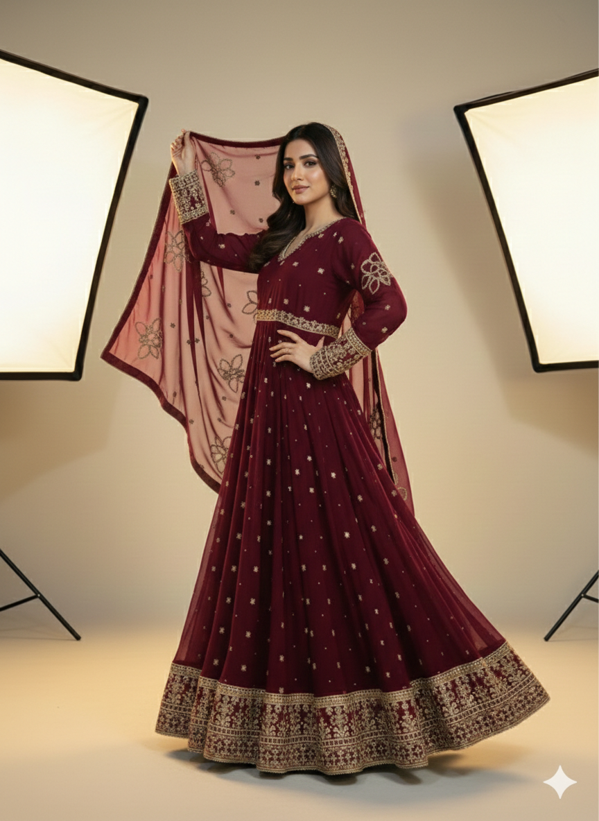 Multi Chiffon Maxi