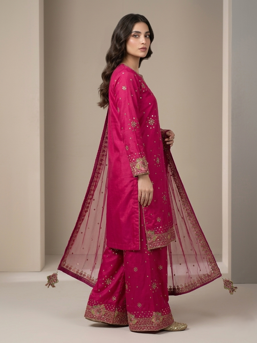 Sequence Silk Dress