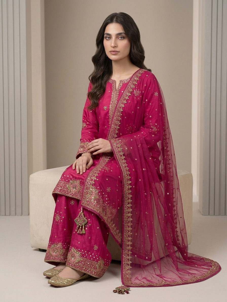 Sequence Silk Dress